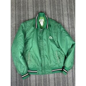 Pioneer Jacket Mens Large Green Vintage 70s Avon Sportswear Farming Quilt lined